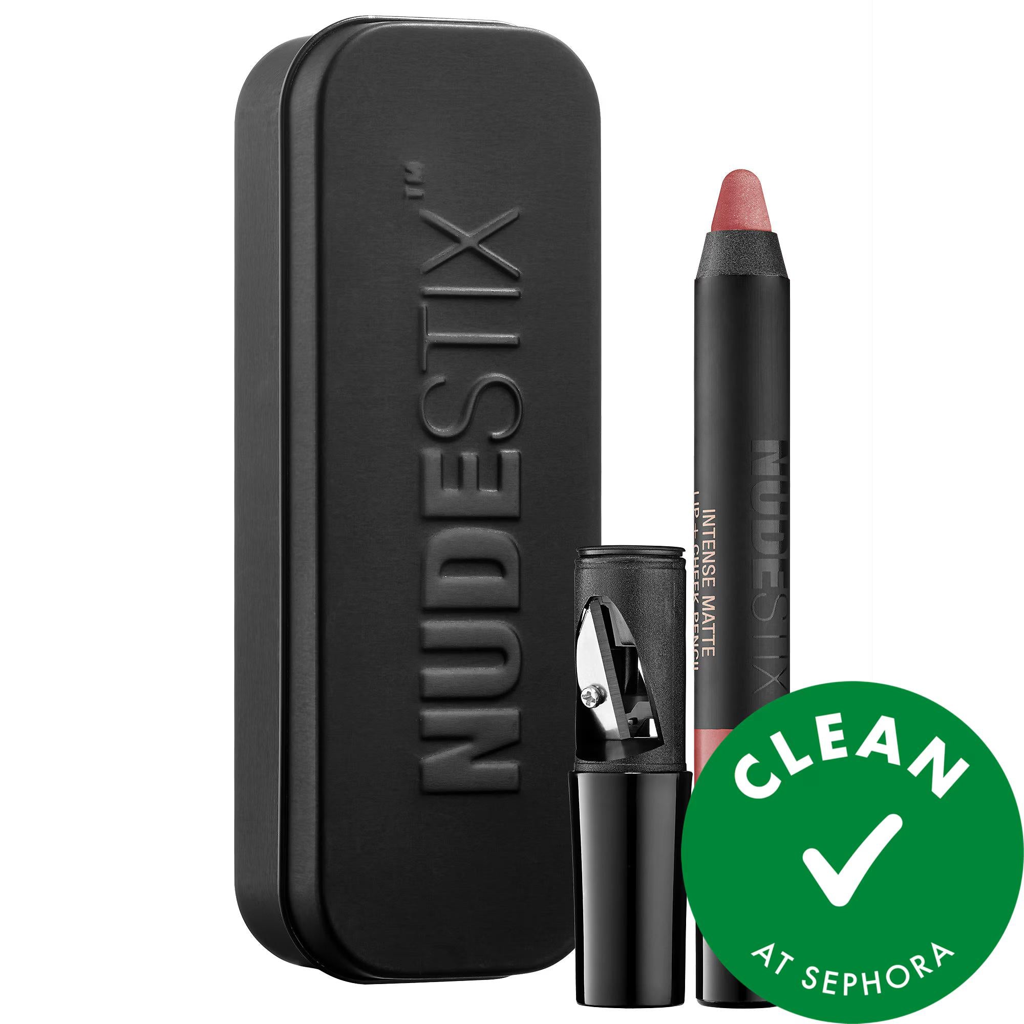 NUDESTIX Love is Louder Lip + Cheek Pencil: Multi-Use, Natural, Cruelty-Free Makeup for Lips and Cheeks - Supports Mental Health NUDESTIX Lip + Cheek Pencil: Natural Color, Cruelty-Free Makeup lip and cheek pencil, multitasking makeup, natural makeup, cruelty-free makeup, vegan makeup, clean beauty, nude lipstick, organic makeup, sensitive skin makeup, Love is Louder makeup, lip color, cheek color, makeup pencil, natural-looking makeup, cream blush, lip balm, lip liner, on the go makeup, clean beauty produc