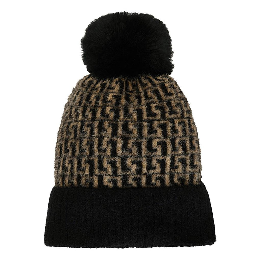 Eklips Diagonal Knit Beanie for Warm Winter Comfort