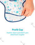 Sevi Bebe Baby Bib - Stain-Resistant, Easy-Clean, Practical Baby Feeding Accessories - view 3