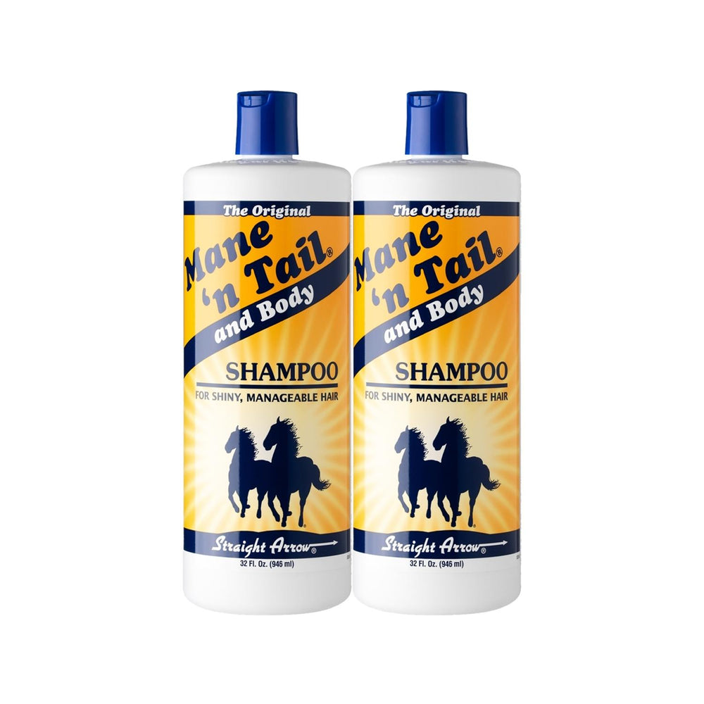 Mane 'n Tail Original Hair and Body Shampoo, 946ml x 2 Pack - Gentle Cleansing, Long-Lasting Value Mane 'n Tail Shampoo: Original Hair & Body Cleanse, 946ml x 2 Mane 'n Tail shampoo, original shampoo, hair and body shampoo, 946 ml shampoo, large bottle shampoo, discount shampoo, equine shampoo for humans, shampoo, hair care, body wash, affordable shampoo, value pack, daily shampoo, gentle shampoo, hair cleanser, cleansing, shower, bath, beauty, personal care, Mane n Tail, original formula, pack of 2, discou