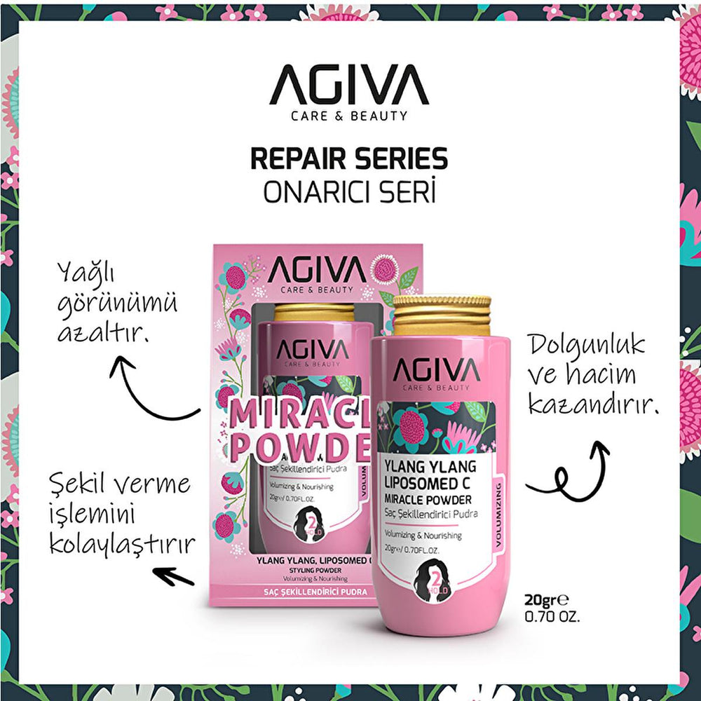 Agiva Milk Protein Hair Styling Powder: Volumizing, Oil Absorbing, Matte Finish Hair Volume Powder For Thicker, Fuller Hair - image 7
