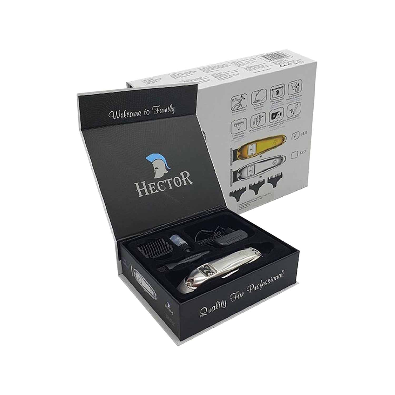 Hector Troy Zero I3 Hair Clipper - Professional Performance | Cordless