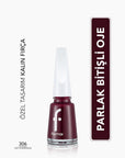 Flormar Nail Enamel High-Pigment Nail Polish 306 Lost In Bordeaux 11ml