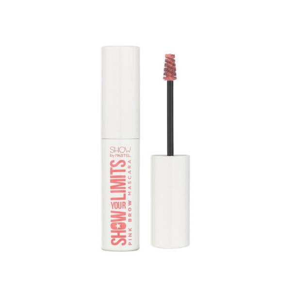 Pastel Cosmetics Pink Brow Mascara 4.2ml - Enhances Eyebrow Color & Shape - Mascara