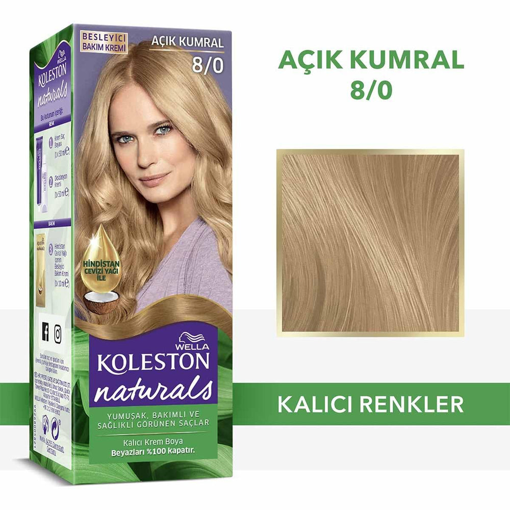 Wella Koleston Naturals Hair Dye - Long-Lasting Color with Coconut Oil - view 7