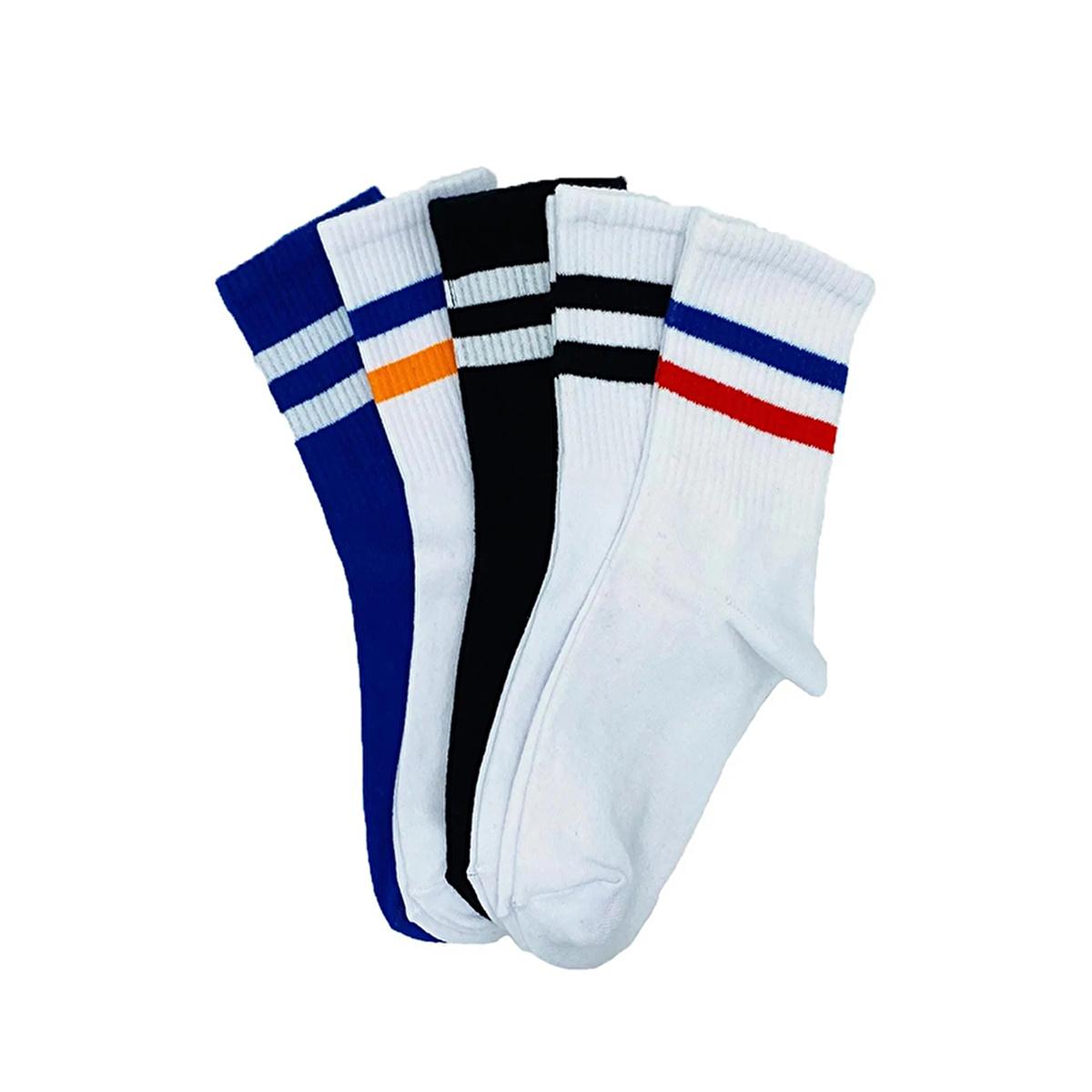 Carnaval Colorful Socks Set - 5 Pairs, Comfortable Casual Footwear, Cotton Polyamide Elastane Blend Carnaval Colorful Socks Set - Comfortable & Stylish colorful socks set, casual footwear, comfortable socks, patterned socks, cotton polyamide elastane blend socks, socks for men, socks for women, casual wear, festive wear, gift ideas
