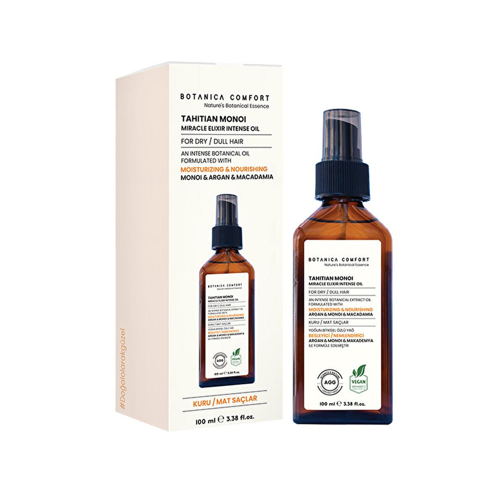 Botanica Comfort Tahitian Monoi Miracle: Intense Hydration Hair Care Oil for Dry, Damaged Hair - Argan & Macadamia - 3.38 fl oz Botanica Monoi Hair Oil: Intense Hydration for Dry Hair hair care oil, monoi oil hair treatment, argan oil hair, macadamia oil hair, intense hydration hair, dry hair treatment, hair shine oil, hair moisturizing oil, Botanica Comfort hair oil, hair oil, hair treatment, monoi oil, argan oil, macadamia oil, dry hair, damaged hair, shine, moisturizing, hair care, beauty, personal care,