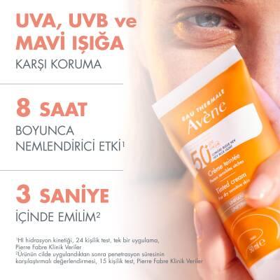 Avene Tinted Cream SPF50+ Unifying 50ml - Tinted Sunscreen Cream for Dry Skin with High SPF Protection - image 6