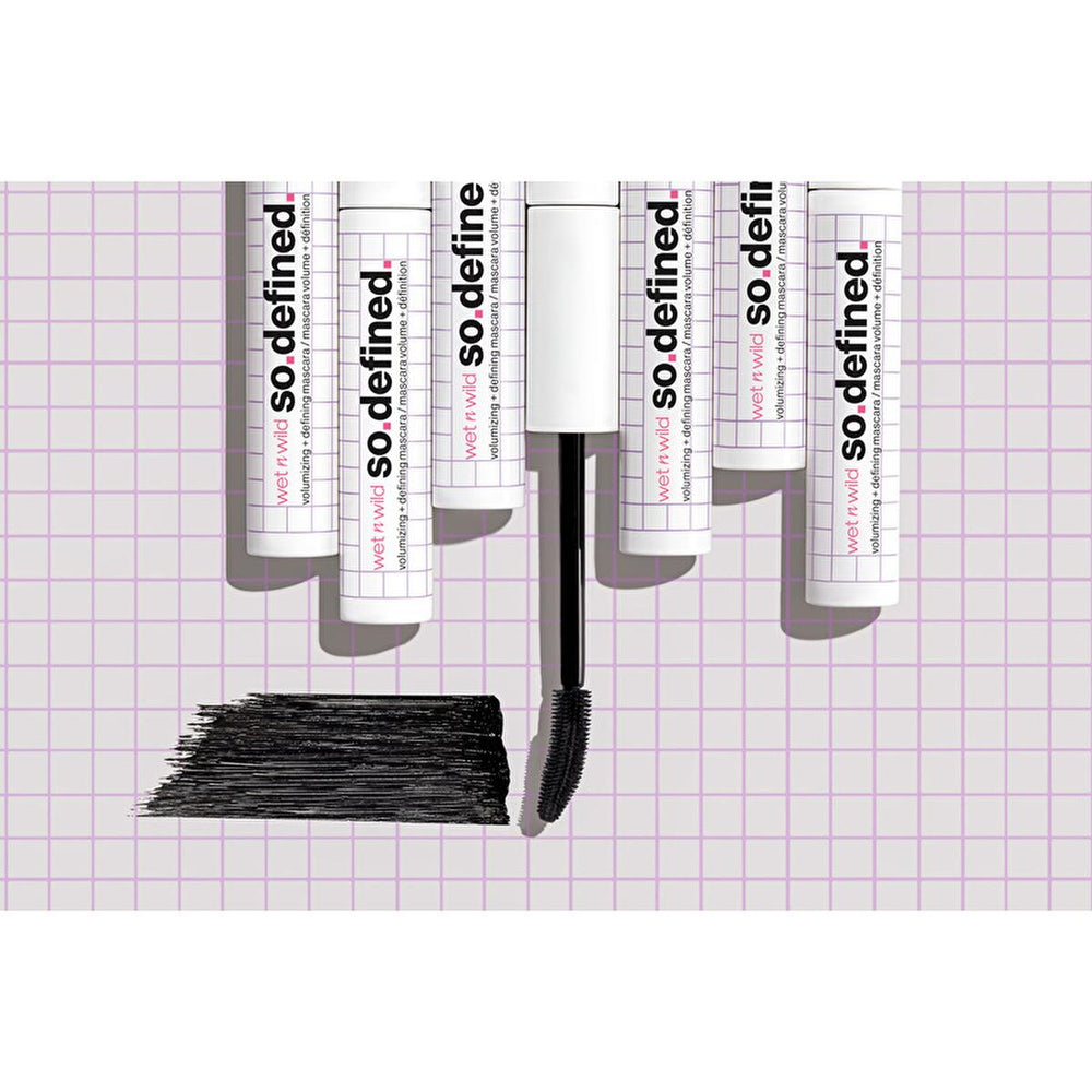 wet n wild Mega So Define Volumizing Mascara: Dramatic Volume, Definition & Vitamin E for Lash Health wet n wild Volumizing Mascara: Get Dramatic, Defined Lashes volumizing mascara, defining mascara, vitamin E mascara, mega volume mascara, wet n wild mascara, lash volumizer, lash definer, affordable mascara, long lasting mascara, mascara, volume mascara, define lashes, lengthening mascara, makeup, cosmetics, eye makeup, beauty, dramatic lashes, fuller lashes, vitamin E, spiral brush, no clump mascara, gifts