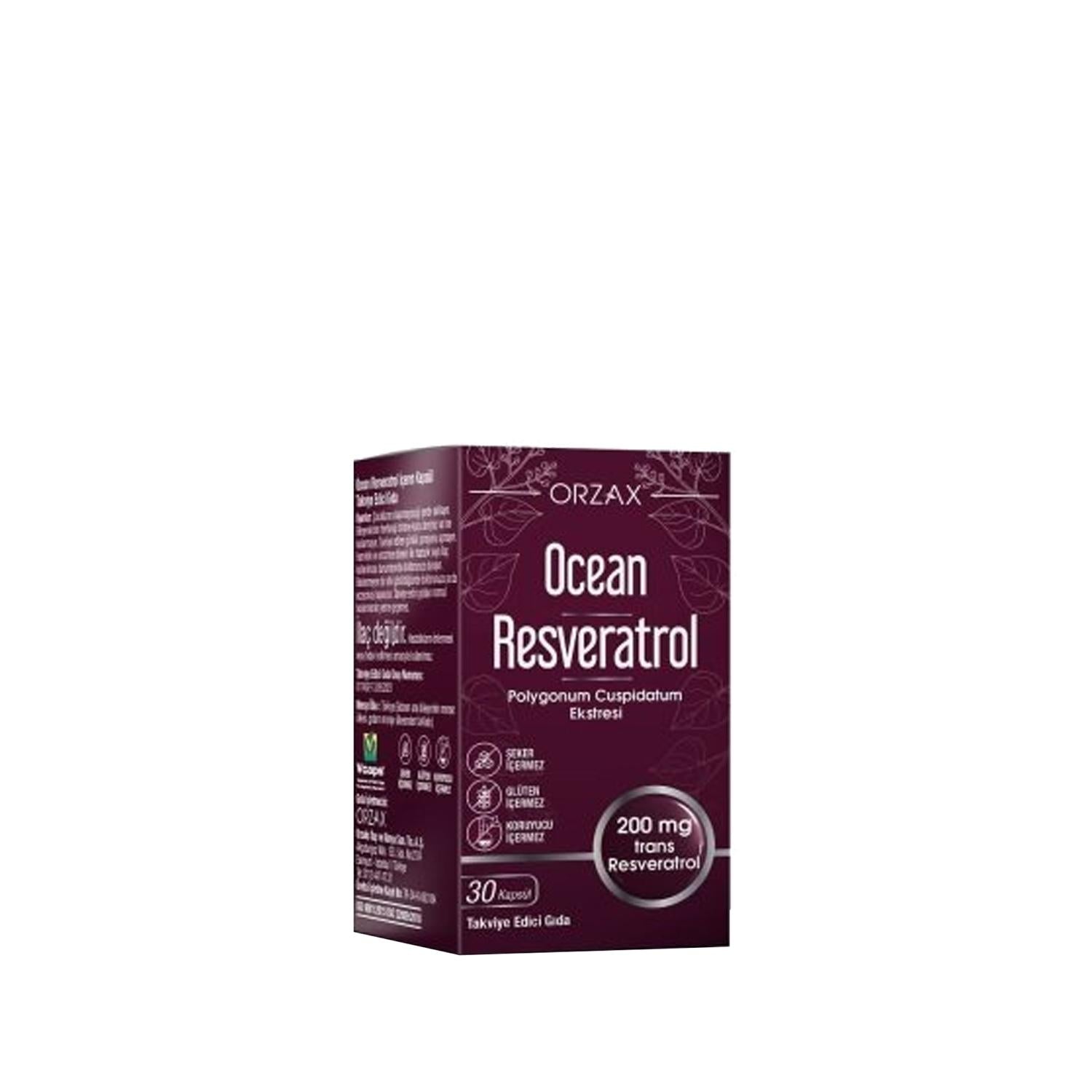 Orzax Resveratrol 200mg Dietary Supplement - Antioxidant Support for Health & Wellness, 30 Capsules Orzax Resveratrol 200mg Supplement for Health & Wellness Resveratrol supplement, dietary antioxidant, health and wellness, anti-aging supplement, natural supplement, Resveratrol 200mg, antioxidant support, health supplements, wellness products, dietary supplements, capsules, monthly supply, natural health, holistic wellness