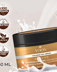 Yoon Keratin Hair Mask with Hyaluronic Acid - Intensive Repair & Nourishment for Damaged Hair, Vegan & - Hair Mask