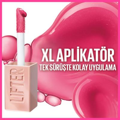 Maybelline Lifter Gloss: Hydrating Hyaluronic Acid Lip Gloss - Non-Sticky, Lifting Effect, Taffy Shade - For Fuller, Smoother Lips Maybelline Lifter Gloss: Hydrate & Plump Lips - Non-Sticky lip gloss, Maybelline lip gloss, hyaluronic acid lip gloss, moisturizing lip gloss, non-sticky lip gloss, Taffy lip gloss, lifting lip gloss, lip plumper gloss, hydrating lip gloss, Maybelline Lifter Gloss, lip care, lip makeup, plumping gloss, lip shine, cosmetic, beauty, women's makeup, gifts for her, makeup for women,