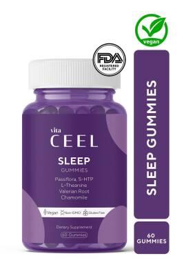Vita Ceel Sleep 60 Gummies - Vegan & Delicious | 60 Count - Vitamin & Supplement
