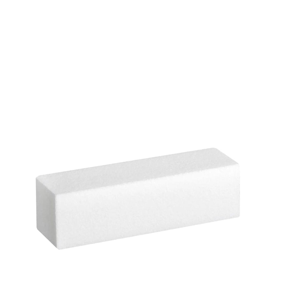 Claris Block Nail Buffer for Smooth Shine White C-47014