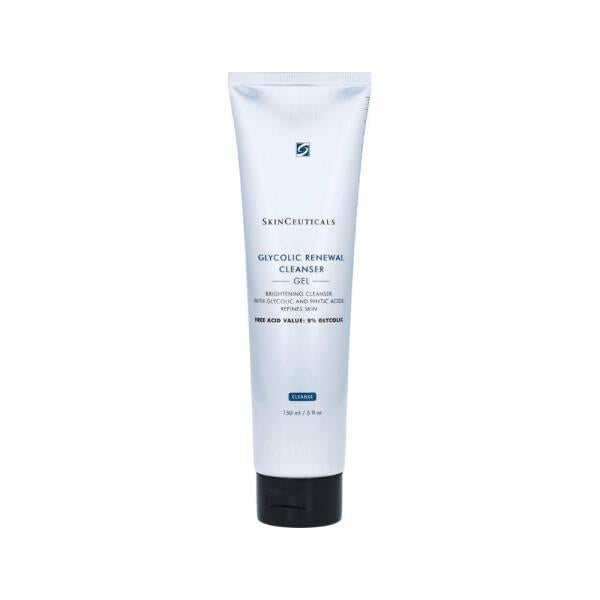 Skinceuticals Glycolic Renewal Cleanser Gel - Gentle Exfoliating Skincare for Sensitive Skin - 5.07 fl oz - Cleanser