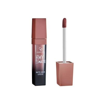 Golden Rose Matte Liquid Lipstick - Long Lasting, Comfortable, Intense Color - image 6