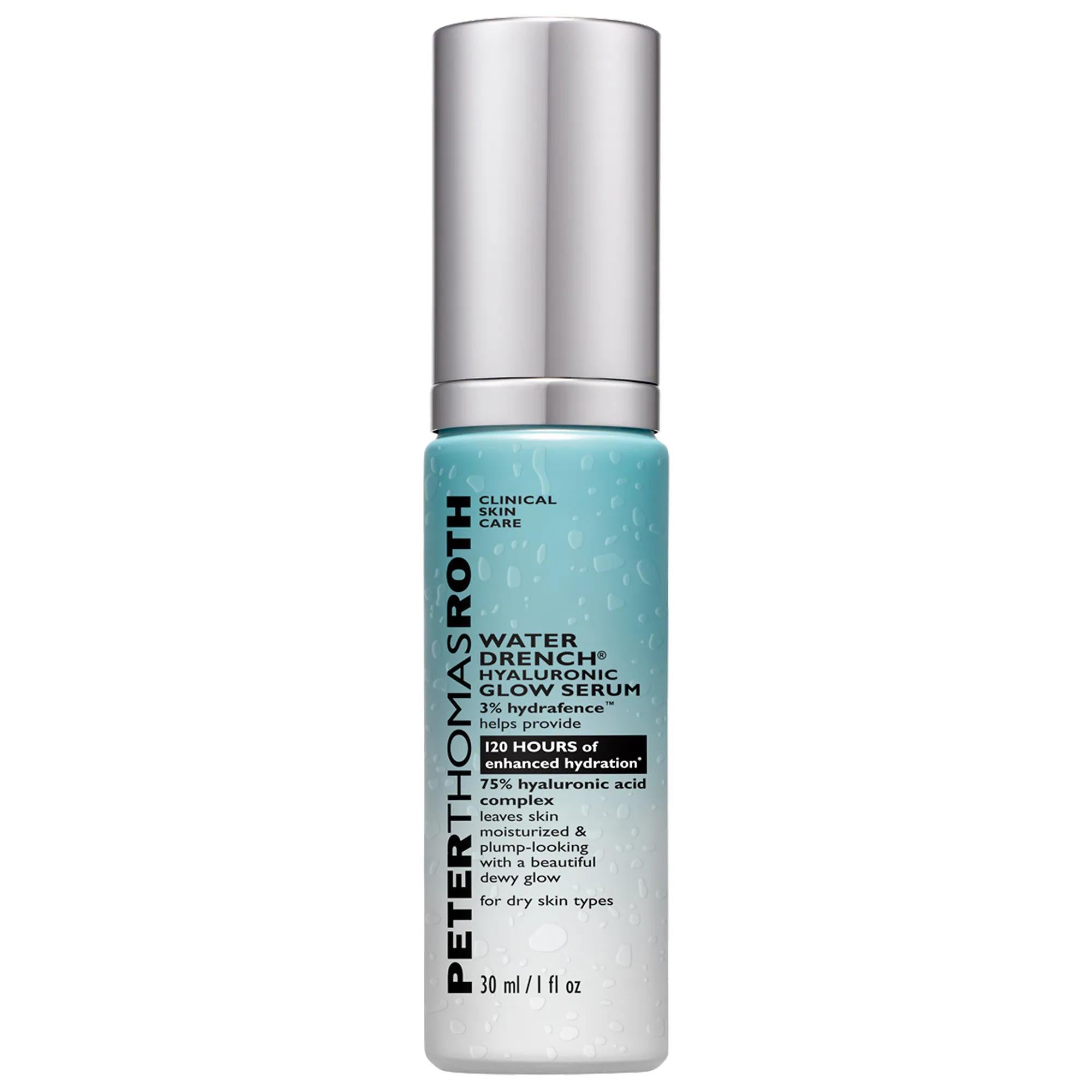 Water Drench: Intense Hyaluronic Acid Serum for Deep Hydration &amp; Youthful Glow - Reduce Fine Lines &amp; Wrinkles, Paraben &amp; Sulfate-Free Water Drench Hyaluronic Acid Serum: Hydrate &amp; Glow Hyaluronic Acid Serum, Hydrating Serum, Anti-aging Serum, Dry Skin Serum, Wrinkle Reduction Serum, Glow Serum, Hyaluronic Acid Moisturizer, 120 Hour Hydration Serum, Ceramide Skin Serum, Malachite Complex Serum, hydration, anti-aging, dry skin, wrinkles, glow, moisturizer, 120-hour hydration, ceramides, malachite, face serum,