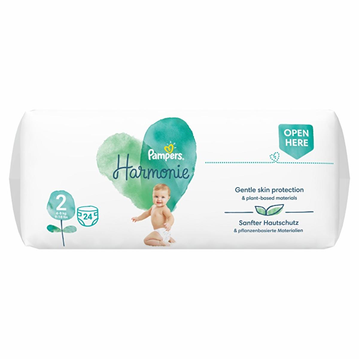 Prima Harmonie Baby Diapers Size 2, 24 Count - Gentle on Sensitive Skin, Hypoallergenic & Plant-Based Prima Harmonie Diapers for Sensitive Skin baby diapers, sensitive skin diapers, hypoallergenic diapers, plant-based diapers, Oeko-Tex certified diapers, Prima Harmonie, baby care, gentle diapers, premium diapers, diapering solutions, newborn essentials, baby products