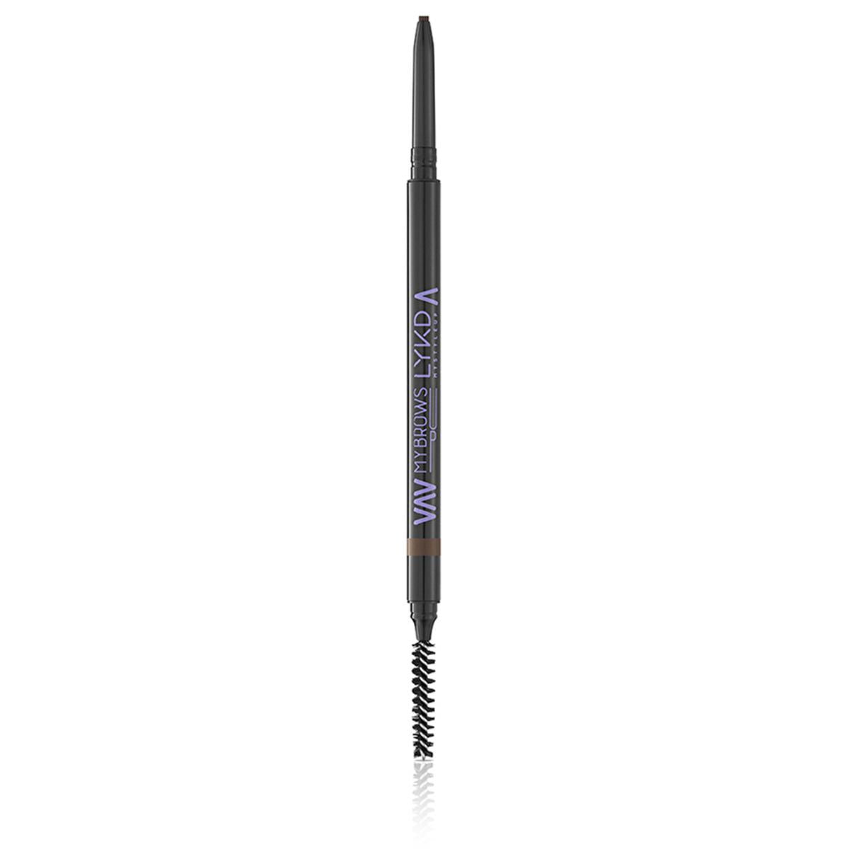 LYKD Micro Eyebrow Pencil - 160 Chocolate Brown: Define & Shape for a Natural, Fuller Brow Look LYKD Micro Eyebrow Pencil - Define Brows Naturally eyebrow pencil, micro eyebrow pencil, brow definer, eyebrow shaping, natural eyebrow look, chocolate brown eyebrow pencil, LYKD eyebrow pencil, brow filler, eyebrow makeup, eyebrow, brow, pencil, makeup, cosmetics, brow shaping, brow definition, natural brows, defined brows, chocolate brown, micro tip, shaping brush, high pigmentation, sparse eyebrows, fill eyebr