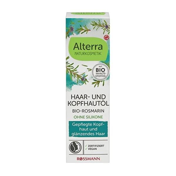 Alterra Rosemary Hair Oil: Vegan & Natural Anti-Frizz Shine Enhancer, Dermatologically Tested for Damaged Hair Alterra Rosemary Hair Oil: Vegan, Natural Anti-Frizz Shine Hair oil rosemary, vegan hair oil, natural hair oil, anti frizz hair oil, hair oil for damaged hair, Alterra hair oil, hair shine oil, dermatologically tested hair oil, Natrue certified hair oil, FSC certified packaging hair oil, hair oil, rosemary oil, vegan, natural, anti-frizz, damaged hair, shine, dermatologically tested, Natrue certifi