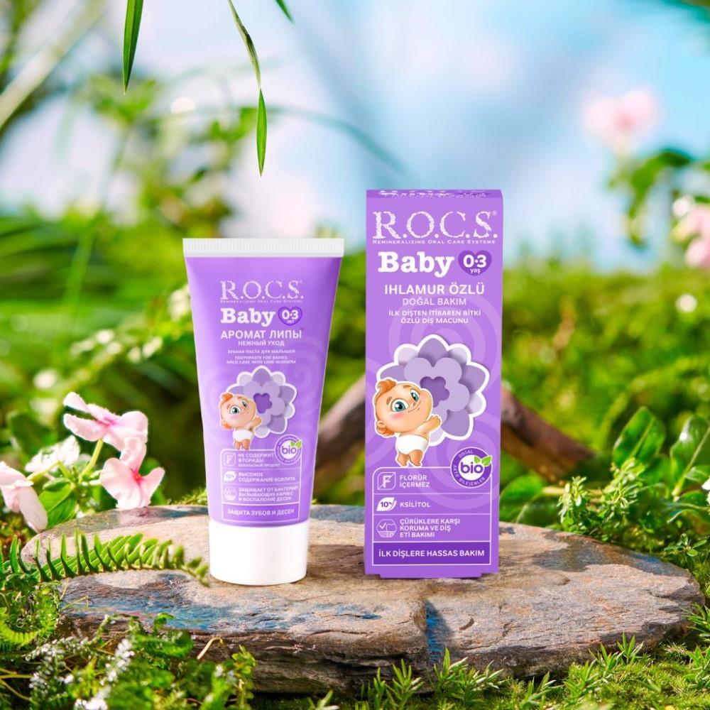 ROCS Baby 0-3 Years Toothpaste 35 ml / Linden Extract - image 5