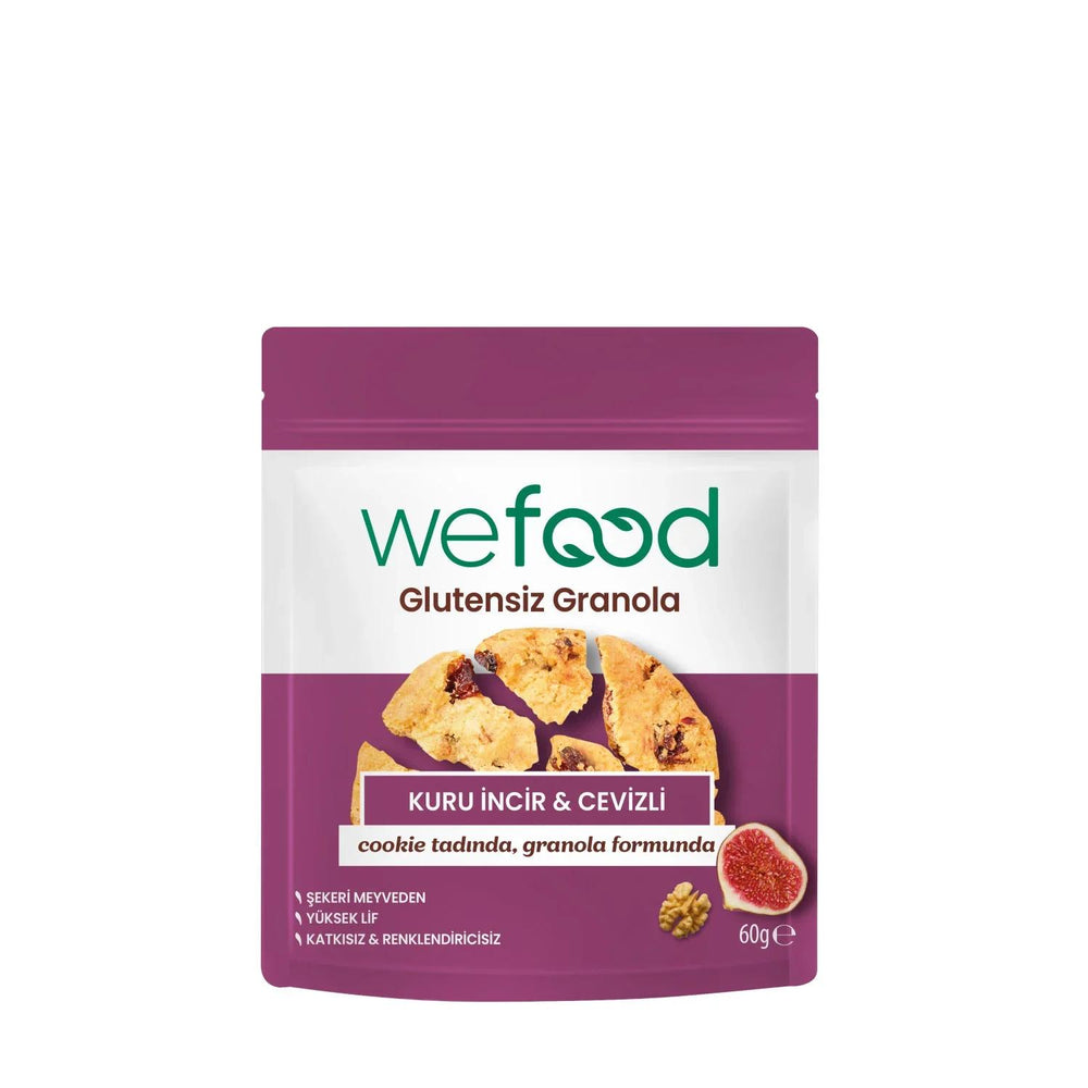 Wefood Gluten-Free Fig & Walnut Granola 60g