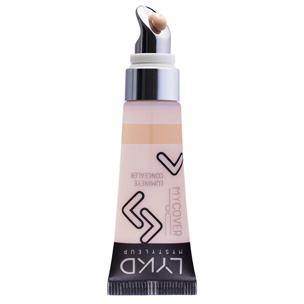 LYKD Metal-Tipped Concealer for Flawless Coverage - High Coverage, Long-Lasting, Cooling Effect - Concealer