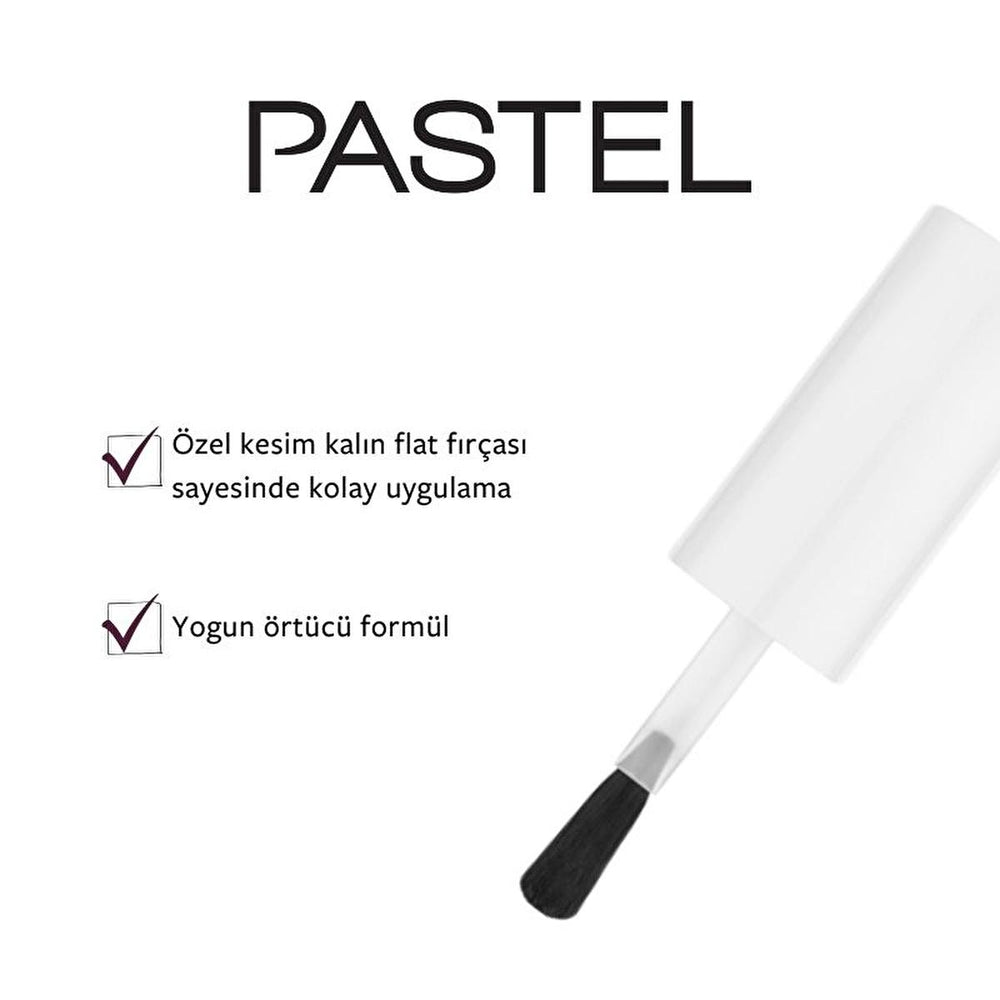 Pastel Oje 406 - Long-Lasting Nail Polish for Durable Color - view 3