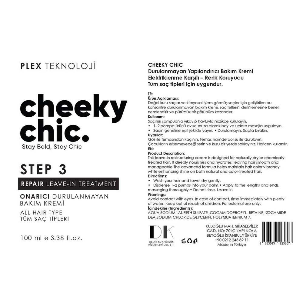 Cheeky Chic Step 3 Repair Leave-In Hair Treatment 100 ml