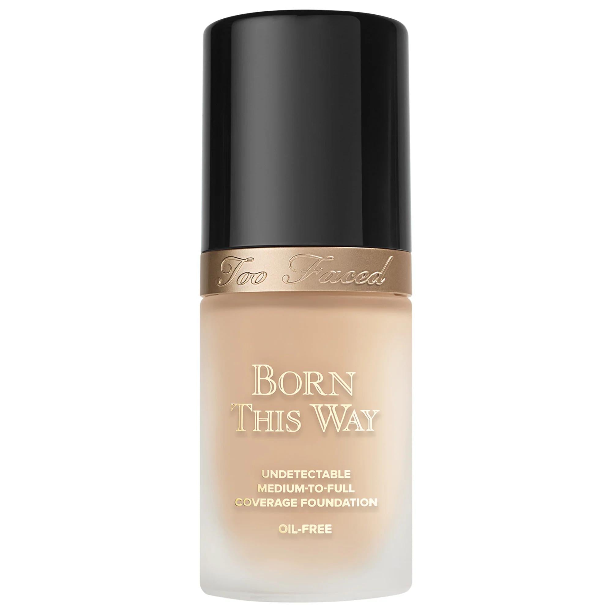 Too Faced Born This Way Natural Finish Longwear Liquid Foundation - Oil-Free, Vegan, Cruelty-Free Makeup for Flawless Coverage Born This Way Liquid Foundation - Natural Finish & Longwear | Too Faced liquid foundation, natural finish foundation, longwear makeup, oil-free foundation, vegan cosmetics, gluten-free beauty products, cruelty-free makeup, flawless coverage, long-lasting makeup, Too Faced, makeup for daily wear, special occasion makeup, natural finish makeup, undetectable coverage