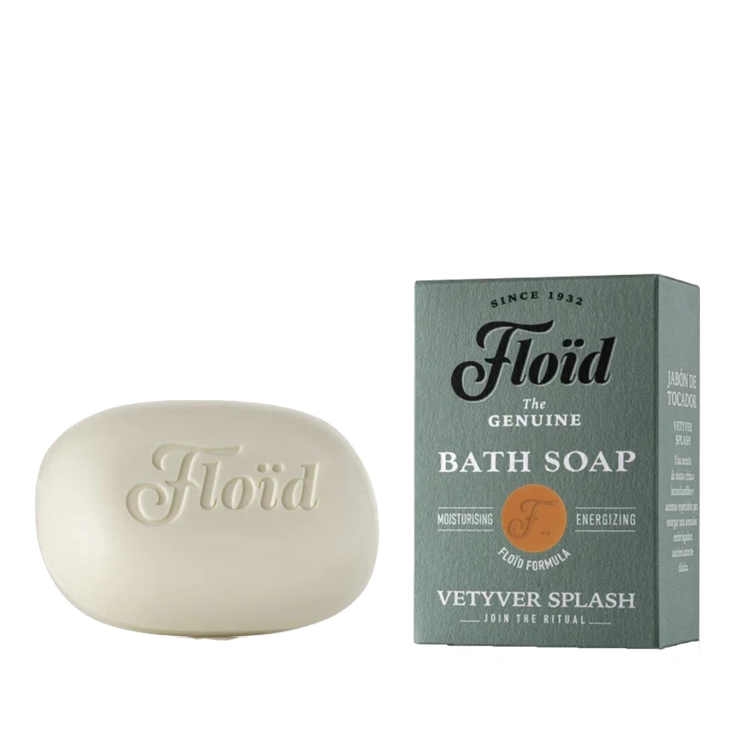 Floid Vetyver Splash Bath Bar Soap with Vegetable Oils 120g