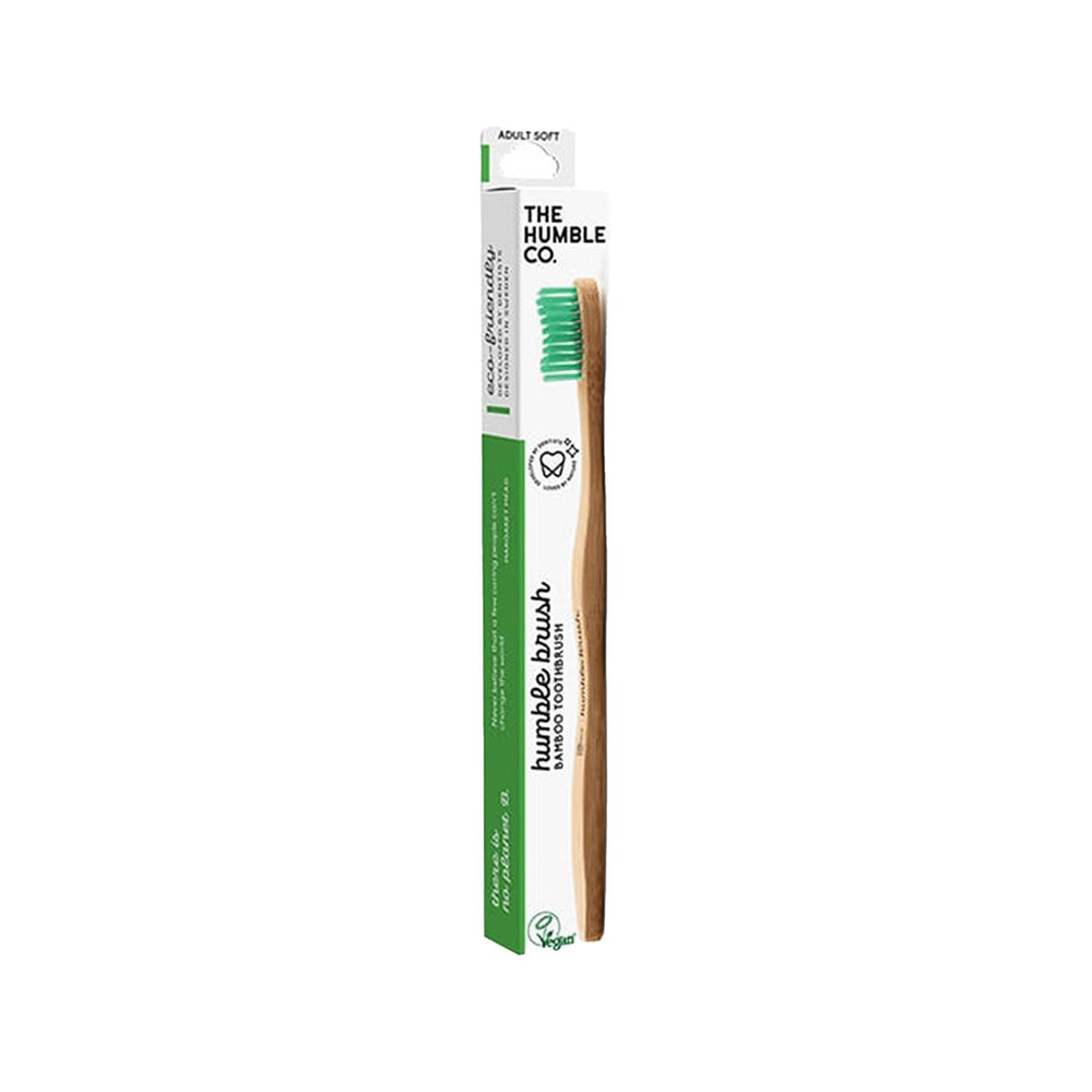 The Humble Co Soft Manual Toothbrush for Adults - Gentle Oral Care, Soft Bristles, Eco-Friendly Green Toothbrush The Humble Co Soft Manual Toothbrush - Gentle Oral Care manual toothbrush, soft toothbrush, adult toothbrush, gentle oral care, green toothbrush, eco-friendly toothbrush, sensitive teeth, sensitive gums, oral hygiene, dental care, toothbrush for adults, gentle cleaning