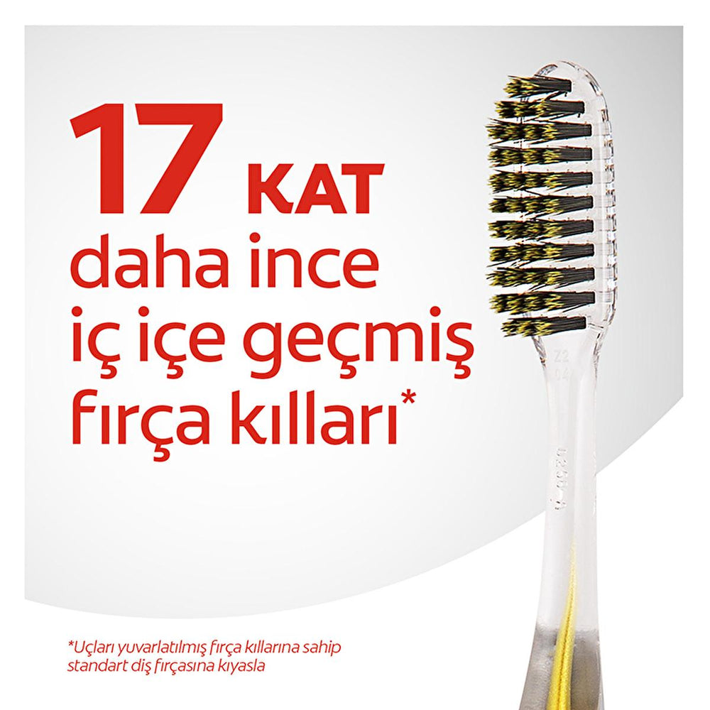 Colgate Advanced Charcoal Toothbrush - Extra Soft Bristles for Gentle Deep Cleaning - view 3