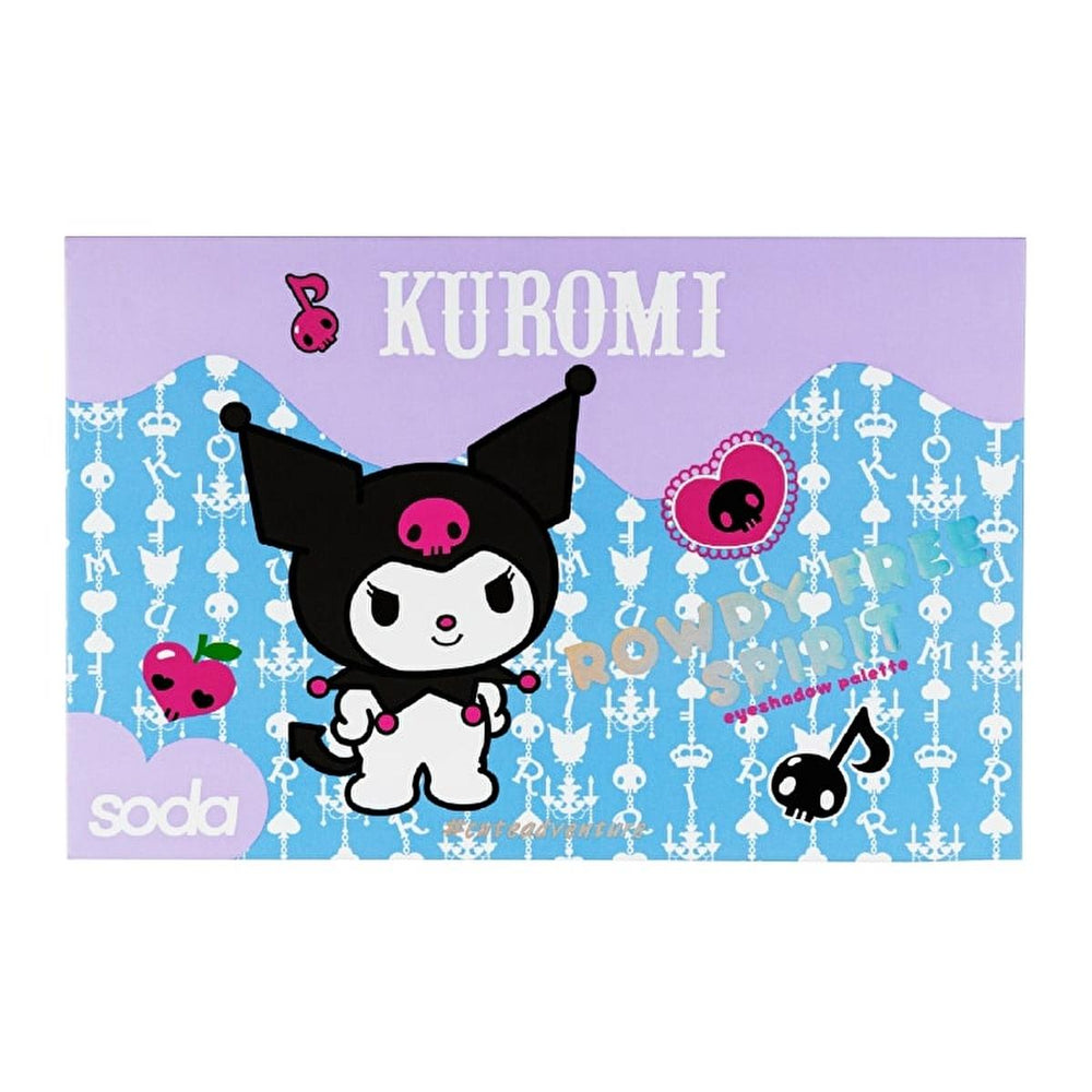 Soda Hello Kitty Eyeshadow Palette - High Pigmentation, Long-Lasting, Creative Makeup for Young Adults - Eyeshadow