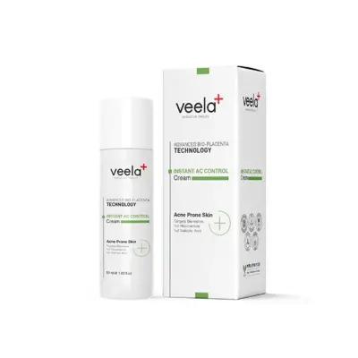 Veela Sebum Balancing Moisturizer for Acne-Prone Skin - Oil Control, Non-Comedogenic, 1.69 fl oz - Face Cream