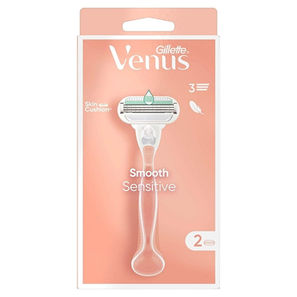 Gillette Women's Electric Razor - Venus Smooth Sensitive Shaving Kit for Sensitive Skin - Hygiene Products