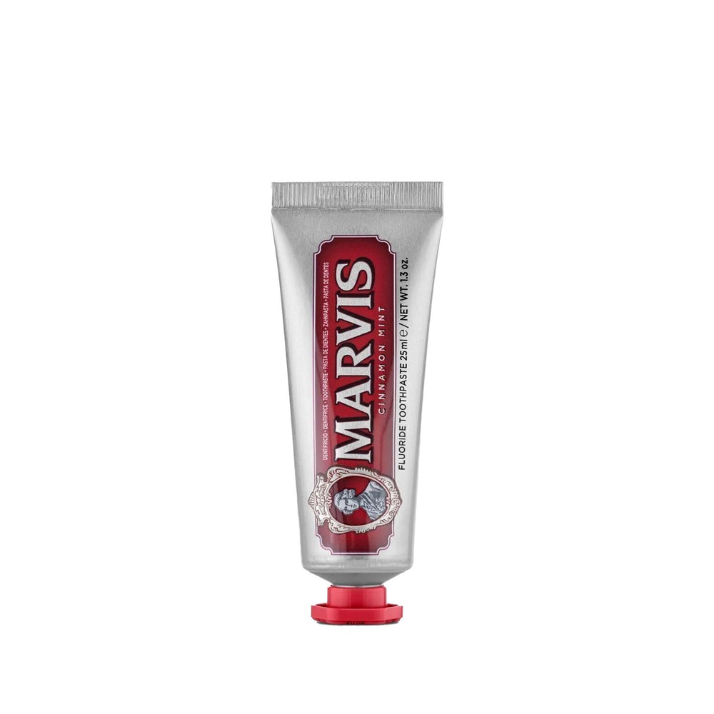 Marvis Cinnamon Mint Toothpaste - 25ml Travel Size for Fresh Breath & Oral Care Marvis Cinnamon Mint Toothpaste - Travel Size Cinnamon Mint Toothpaste, Travel-Sized Toothpaste, Marvis Oral Care, Unique Flavor Toothpaste, Small Size Toothpaste for Travel, Oral Care Products, Premium Toothpaste, Travel Essentials, Refreshing Toothpaste, Cinnamon Mint Flavor, Compact Toothpaste