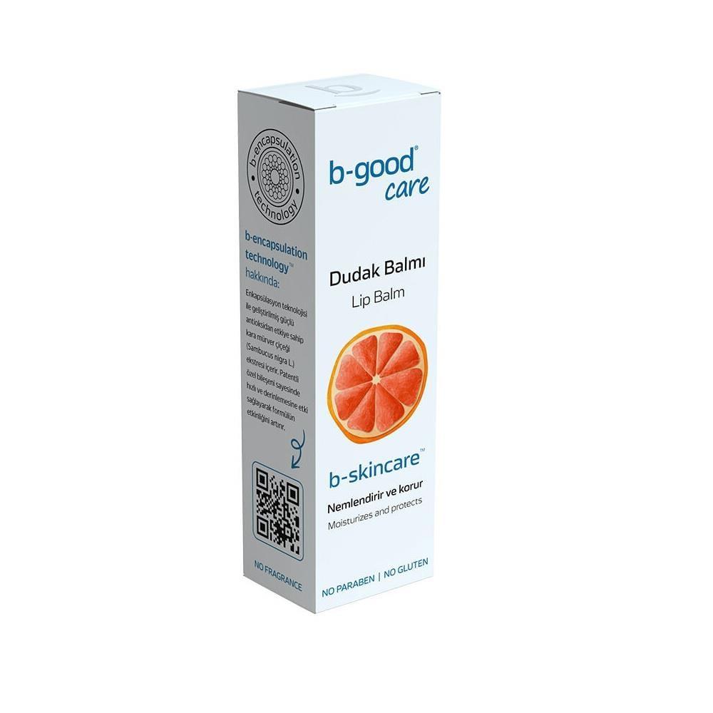 b-good care Natural Lip Balm with Greyfurt Oil - Moisturizing & Protective, 12 ml b-good care Lip Balm with Greyfurt Oil - Natural & Moisturizing lip balm, natural lip care, greyfurt oil lip balm, moisturizing lip balm, b-good care, lip care products, natural ingredients, antioxidant lip balm, portable lip balm, dry lip solution, chapped lip relief, organic lip care