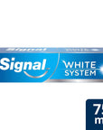Signal White System Original Whitening Toothpaste - Natural Whitening Ingredients, Gentle on Teeth & Gums - 2.54 fl - view 7