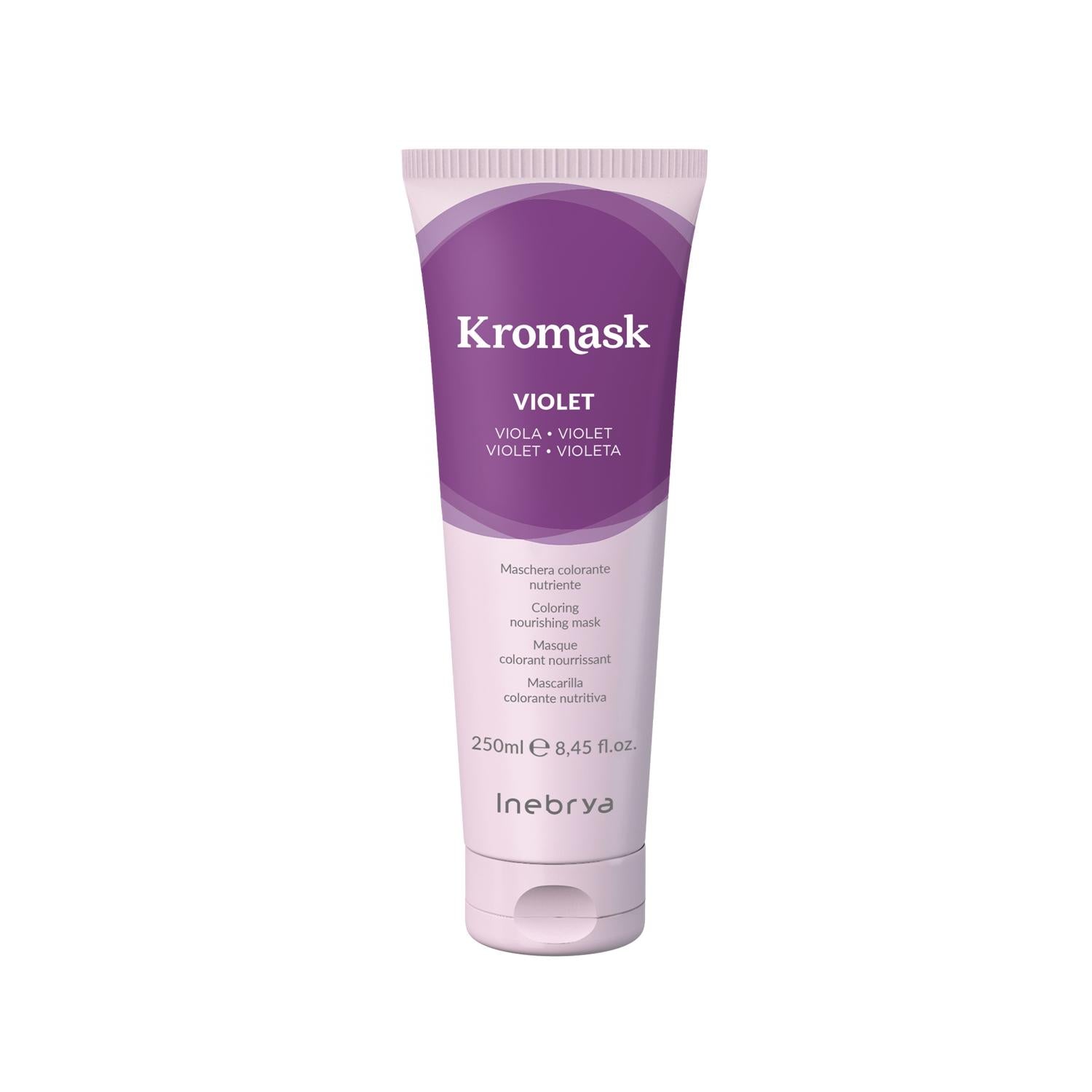 Inebrya Kromask Violet Red Hair Toning Mask 250ml - Nourishing, Moisturizing, and Color-Enhancing Hair Care for Vibrant Red Locks Inebrya Kromask Violet Toning Mask for Red Hair red hair toner, hair care mask, violet hair mask, Inebrya Kromask, red hair color maintenance, hair care, red hair care, nourishing hair mask, moisturizing hair mask, color-enhancing hair mask, salon-quality hair care, hair color maintenance, red locks, vibrant red hair