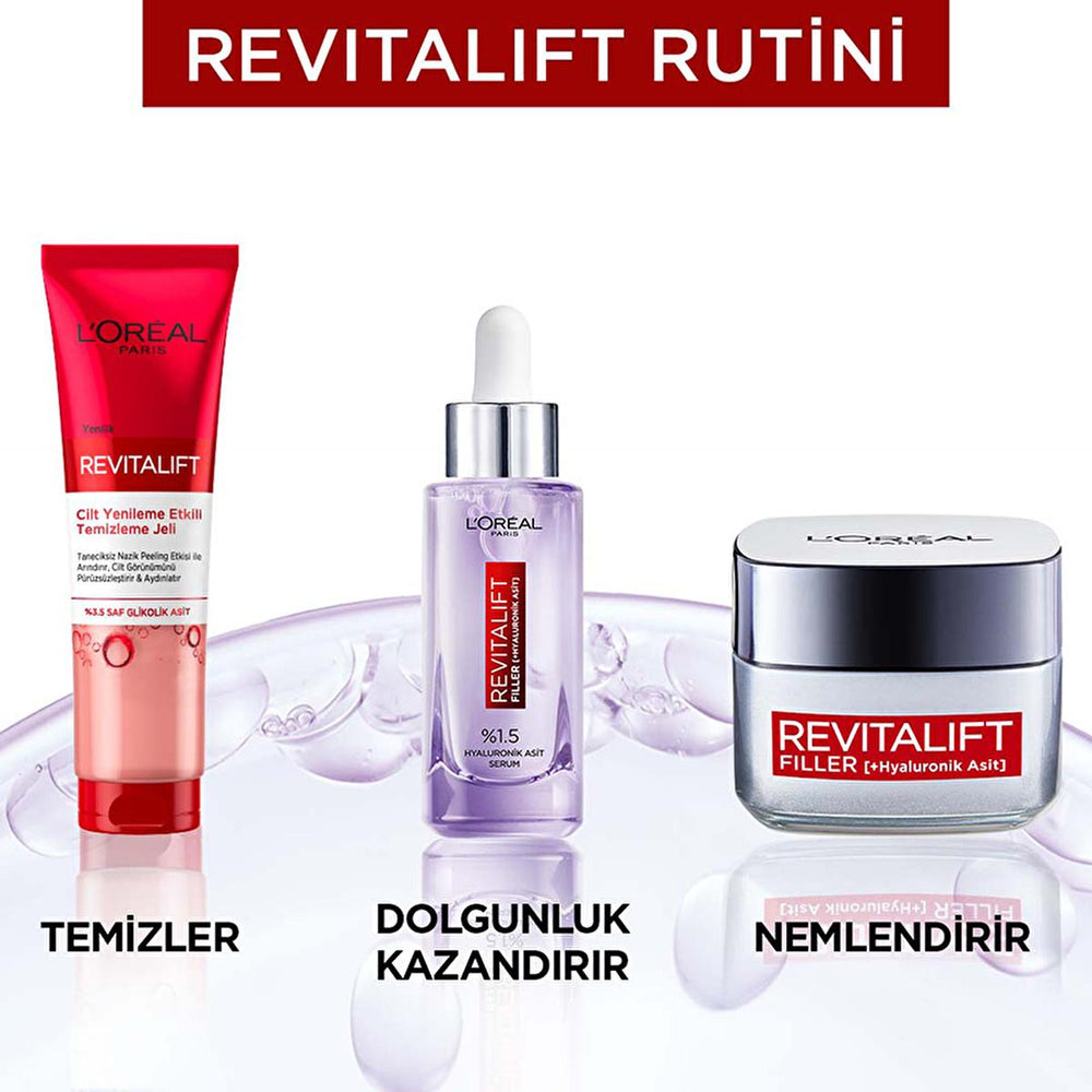 Loreal Paris Revitalift Cilt Yenileme Etkili Temizleme Jeli - Anti-Aging Glycolic Acid Facial Cleansing Gel for - view 4