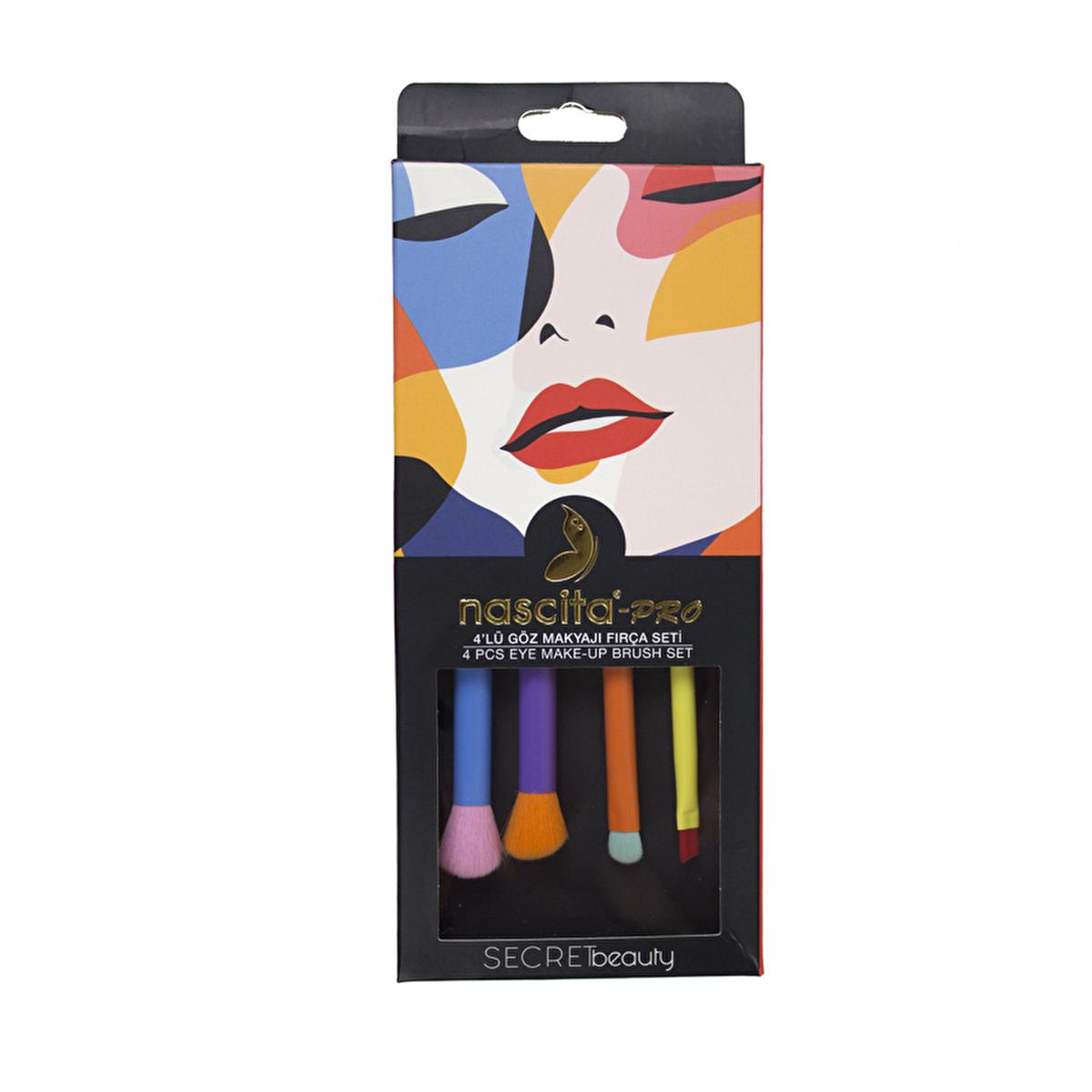 Nascita Secret Beauty Makeup Brush Set - 4 Piece Eye Makeup Brushes for Precision Application Nascita Secret Beauty 4-Piece Eye Makeup Brush Set makeup brush set, eye makeup brushes, Nascita Secret Beauty, beauty tools, cosmetic brushes, makeup accessories, beauty essentials, eye makeup application, makeup brushes, beauty products