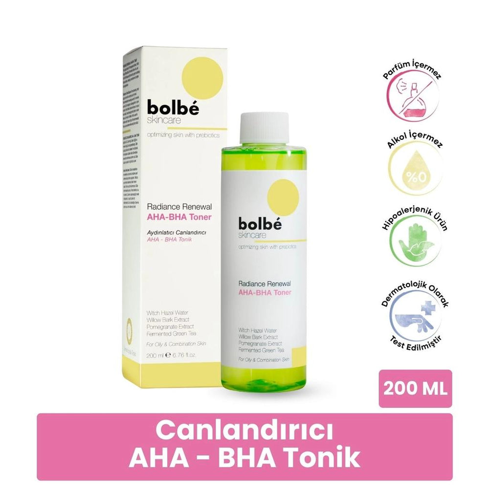 Bolbe AHA-BHA Exfoliating & Pore Tightening Toner 200 ml