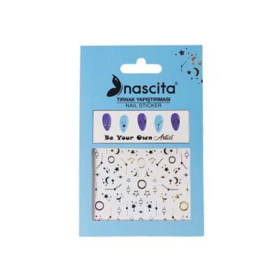 Nascita Galaxy Nail Stickers - Easy DIY Nail Art Decoration for Various Designs Nascita Galaxy Nail Stickers for Easy Nail Art nail stickers, nail art, nail decoration, DIY nail design, temporary nail art, beauty, cosmetics, nail care, nail fashion, salon-quality nail art at home, easy nail application, removable nail stickers, acetone removal, nail creativity, nail versatility