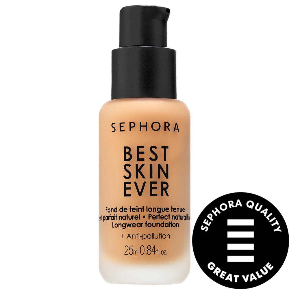 Best Skin Ever Liquid Foundation - Natural Finish, 12-Hour Hydration & Anti-Pollution Formula Best Skin Ever Liquid Foundation - Natural & Long-Lasting liquid foundation, natural finish foundation, long-lasting foundation, hydrating foundation, anti-pollution foundation, skincare-infused makeup, Best Skin Ever, makeup, face makeup, foundation makeup, cosmetics, skincare, beauty products, natural finish, medium coverage, 12-hour hydration