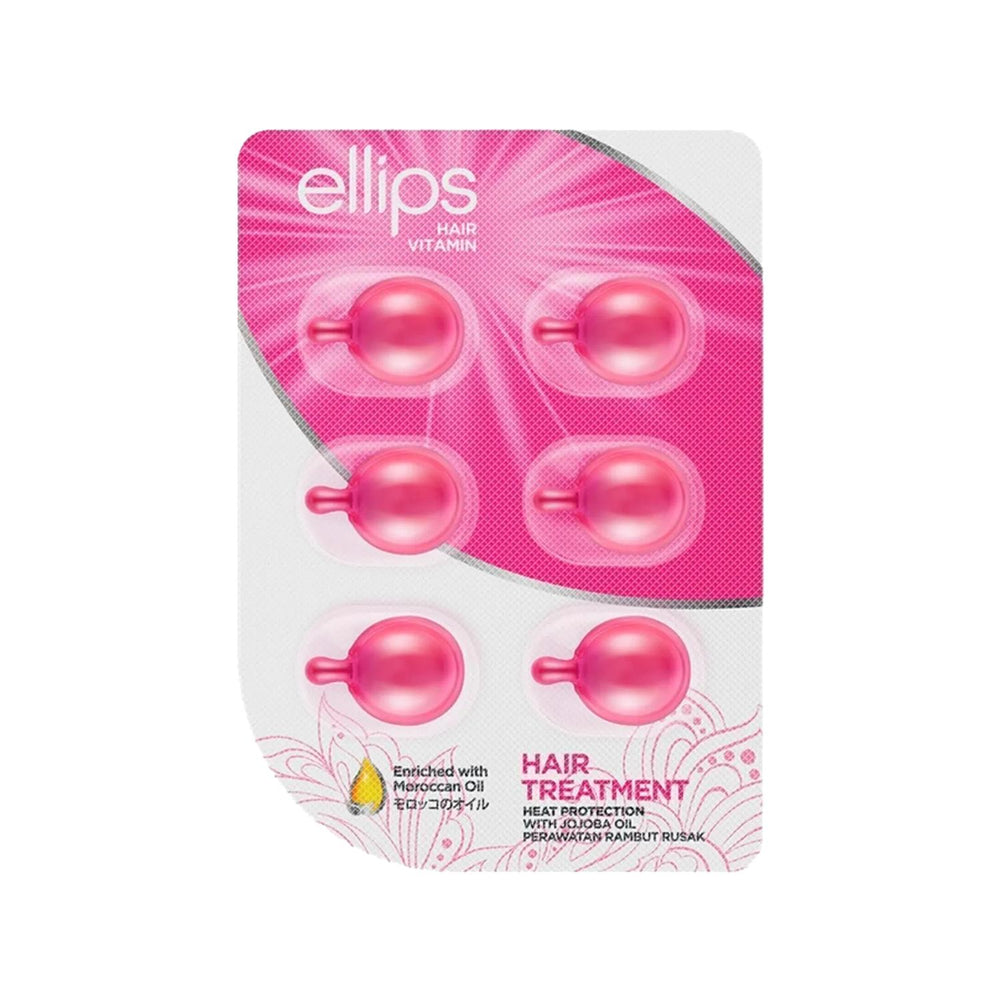 Ellips Hair Vitamin Treatment - 6 Capsules, Nourishing Hair Care for Damaged Hair - Hair Mask