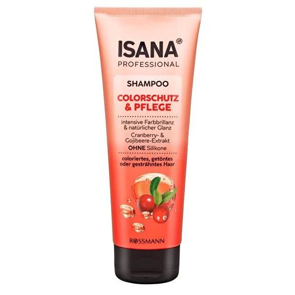 Isana Professional Color Protecting Shampoo with Goji Berry Extract - Silicone-Free, Dermatologically Tested - 8.45 fl oz Isana Professional Color Protecting Shampoo - Silicone-Free & Dermatologically Tested color protecting shampoo, silicone-free shampoo, dermatologically tested shampoo, colored hair care, Goji berry hair care, hair care for colored hair, color vibrancy, hair nourishment, UV protection for hair, natural hair care, Isana Professional