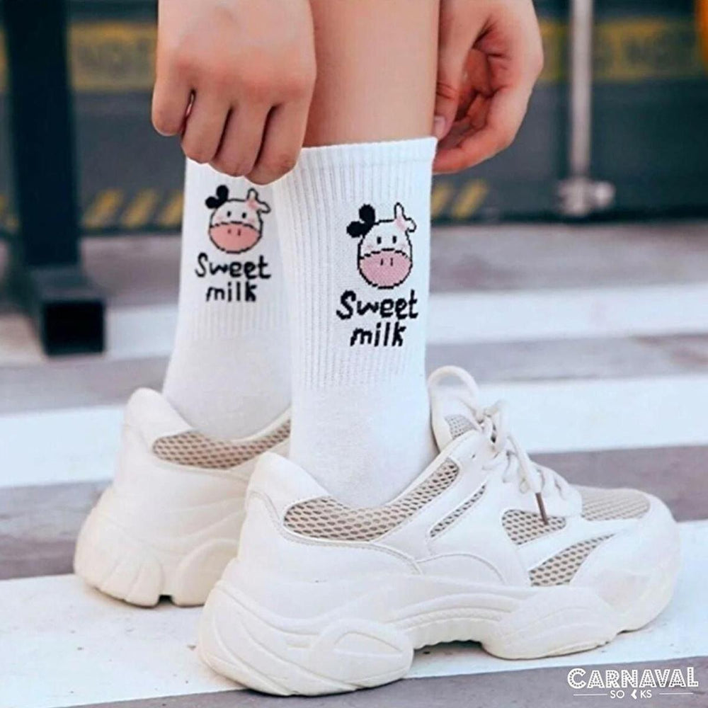 Carnaval Socks 5-Pack Comfortable Cotton Socks for Daily Wear - Milk Cemberler Corap Kutusu - view 2