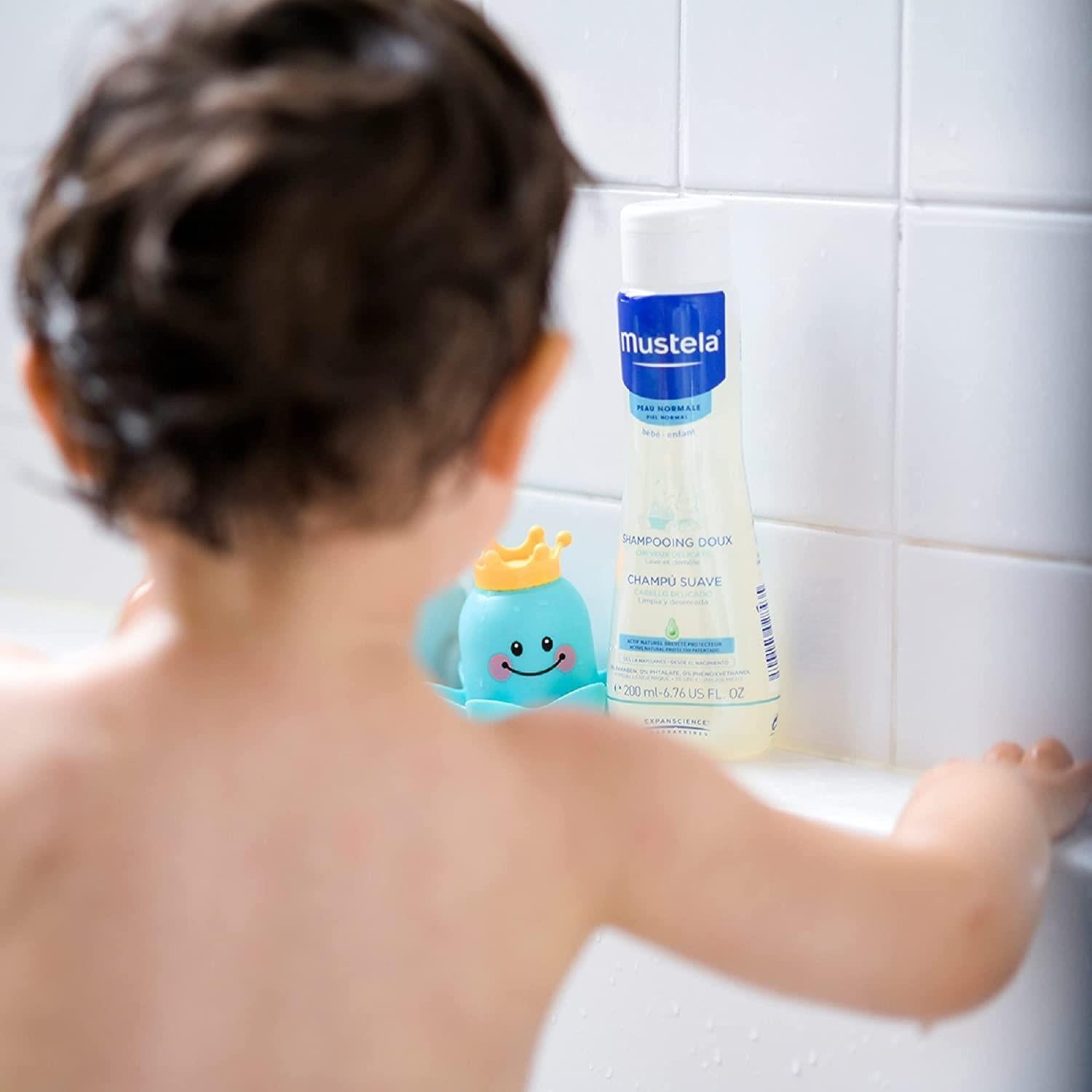 mustela gentle baby shampoo 200ml bottle, close-up of mustela gentle baby shampoo texture Mustela Gentle Baby Shampoo - Tear-Free Formula | 200ml Mustela Gentle Baby Shampoo - Tear-Free Formula | 200ml mustela, baby-shampoo, tear-free, natural-ingredients, hypoallergenic, parenting, soft-hair, gentle-care, children-hygiene, ai-generated