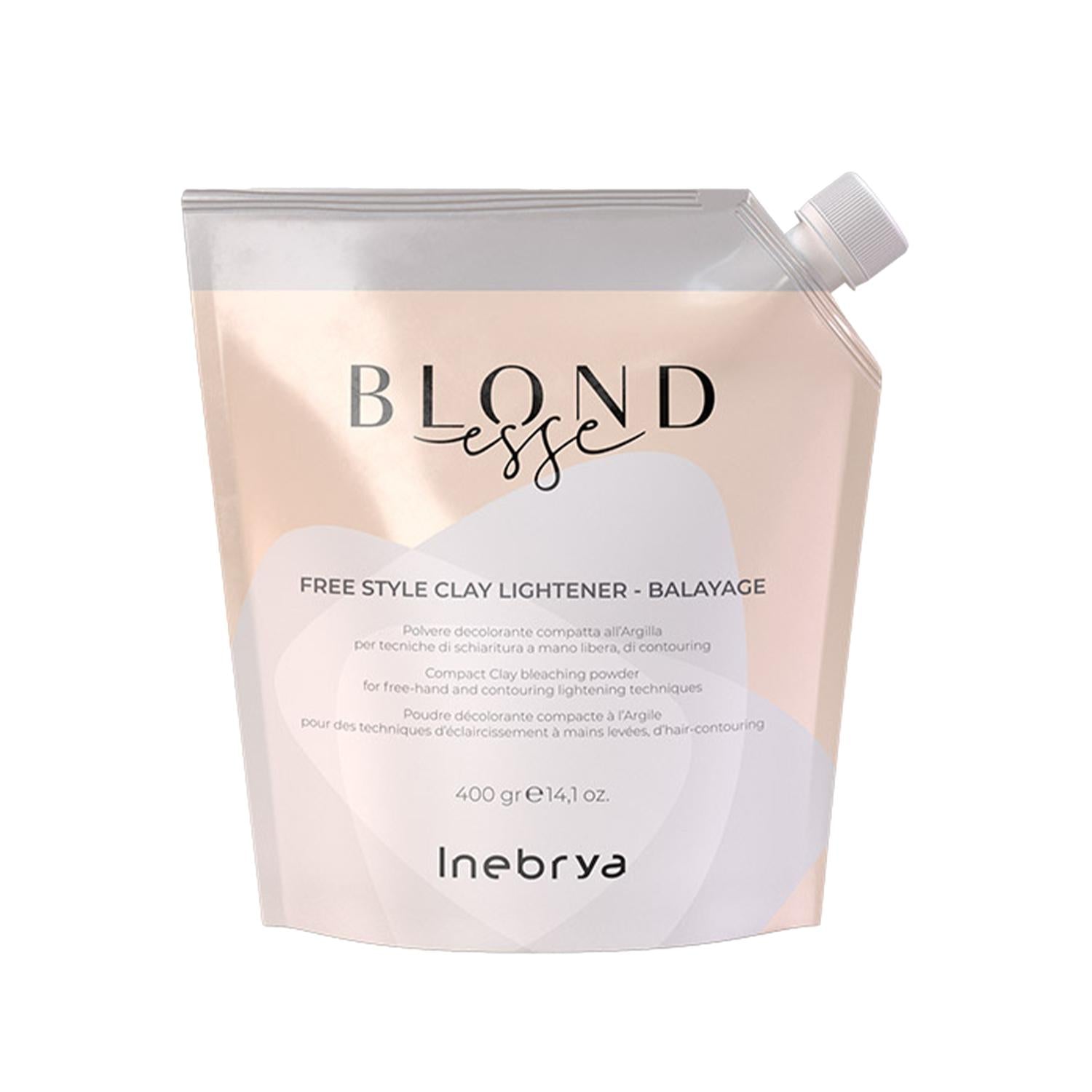 Inebrya Blondesse Free Style Clay Lightener - Professional Hair Lightening Solution for Blond Hair, 400g Inebrya Blondesse Clay Lightener - Best Hair Lightening hair lightener, clay hair lightener, blond hair care, Inebrya Blondesse, Free Style hair products, professional hair care, hair lightening solution, salon products, hair styling products